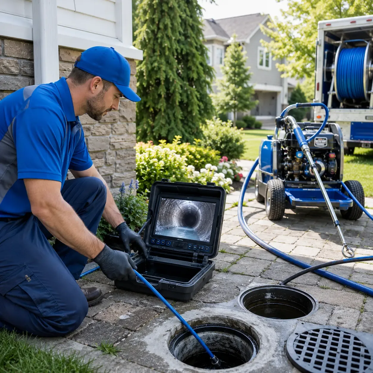 Outdoor drain cleaning professionals serving Dandridge, TN